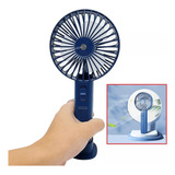 Mini Ventilador Mesa Mão 2 Velocidades Recarregável