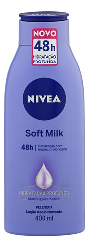 Nivea Loção Deo-hidratante Soft Milk Frasco 400ml