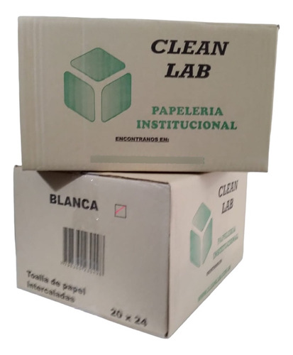 Toallas De Papel Intercaladas Manos Caja C2500 Blancas X 5 U