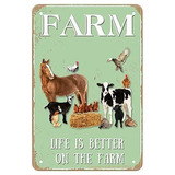 Carteles De Chapa De L Vintage Farm Sweet Farm Life Is ...