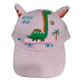 Gorra Cachucha Niños Infantil Dinosaurio Ajustable