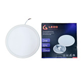 Foco Led Panel Plafón 24w Embutido Luz Fría Alta Potencia