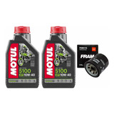 Kit Troca Oleo E Filtro Kawasaki Er6-n Versys Motul 10w40