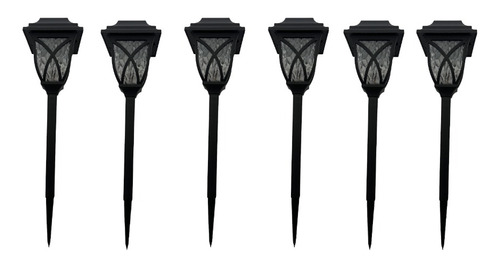 Lampara Farol Solar Led X 6 Unidades