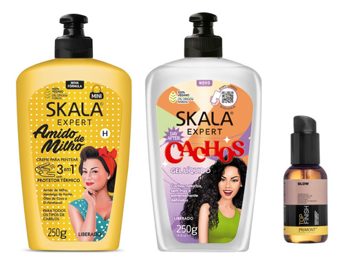 Skala Gel + Crema De Peinar 3en1 Amido + Serum Primont