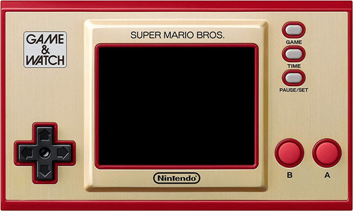 Nintendo Game & Watch Super Mario Bros. Color  Rojo Y Dorado