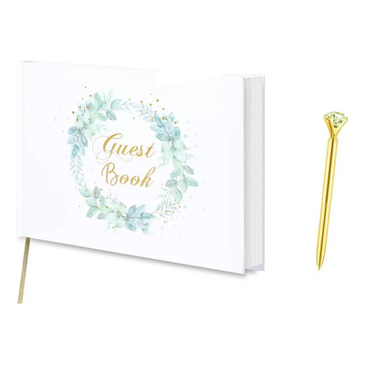 Libro De Invitados De Boda De Tapa Dura 120 Páginas Firmas | MercadoLibre
