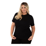 Camiseta Plus Size Blusa Feminina T-shirt Algodão