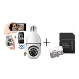 Kit 2 Camera Ip Lampada Wi-fi Yoosee  Espia+ 2 Cartão 64gb 