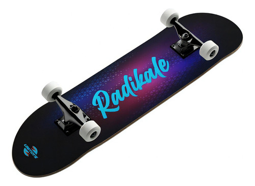 Skate Montado Semi Profissional Completo Abec Lixa Radikale