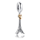 Charm Torre Eiffel Francia París Plata 925 London Jewelry