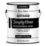 Pintura Latex Interior Super Cubritiva Sh Rust Oleum 3,875l Color Blanco Puro Semi Mate