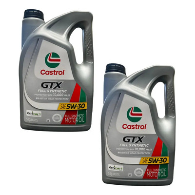 Aceite Castrol Gtx 5w-30 Full Synthetic Paq. 2 Garrafa 4.73l | Envío gratis