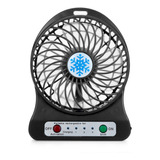 Enfriador De Luz Led Portátil Recargable W Fan, Mini Escrito