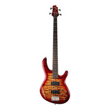 Bajo Eléctrico Cort Action Dlx Crs Activo 4 Cuerdas Orientación De La Mano Diestro Cantidad De Cuerdas 4 Color Cherry Red Sunburst