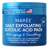 Maree Esmalte Facial  Almohadillas De Acido Glicolico Para 