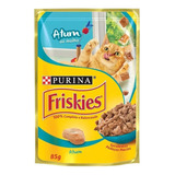 Ração Úmida Para Gatos Adultos Atum Ao Molho Friskies 85g