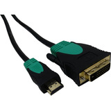 Cable 1.5 Mts Hdmi Macho A Dvi Macho 24+1 F/dorado Nisuta