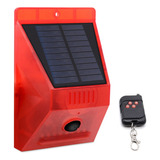 Sirena Alarma Con Sensor De Movimiento Y Luz Solar &