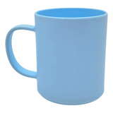  Taza 300cc Plastica Clásica Pastel - Set X5 Unidades - Bz-