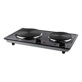 Cocina Electrica Anafe Portatil Camping 2500w 2 Hornallas Negro