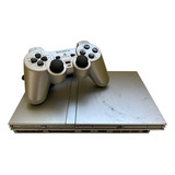 Consola Playstation 2 Slim Plata Original Medio Uso 