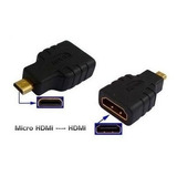 Adaptador Ficha Micro Hdmi Macho A Hdmi Hembra Local Centro