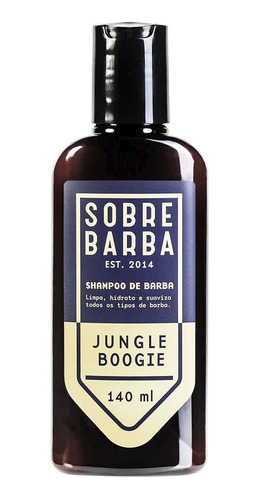 Shampoo De Barba Jungle Boogie Herbal 140ml Sobrebarba