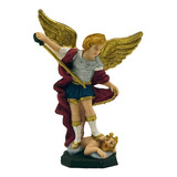 San Miguel Imagen Estatua Del Angel Arcangel Poliester 12cm