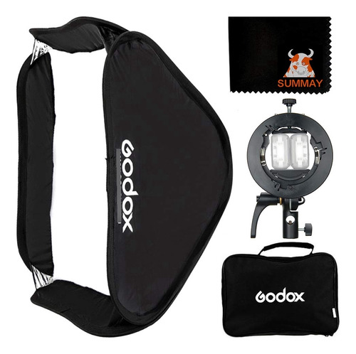 Godox Caja De Luz Plegable 23.6x23.6 In 24x24in Con Soporte.