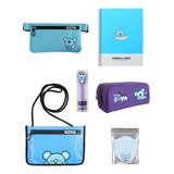 Set Escolar Bts Bt21 Koya Original Line Friends Studio8 6pz