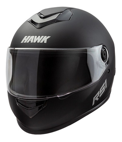 Casco Moto Hawk Rs1 Negro Mate