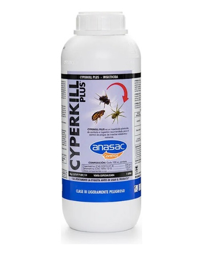 Cyperkill Plus Anasac 1 Litro Insecticida