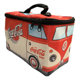 Souvenir Hielera Diseño Vw Combi Split Rojo Coca Cola