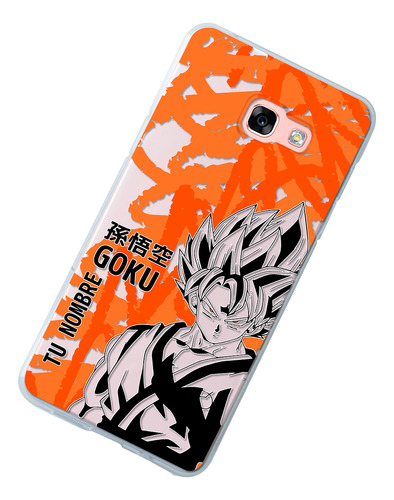 Funda Para Galaxy Dragon Ball Z Goku Super Saiyan Tu Nombre