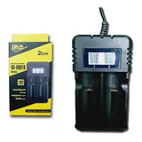 Carregador Duplo Bateria 18650, 26650 Para Lanterna Tática