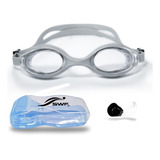 Goggles Natacion Deportivo Silicon Adulto Gris Trout Swf743