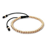 Pulsera Oro Laminado 18k Balines 4mm Iconic Store