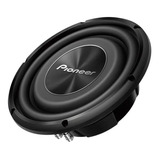 Alto Falante Sub Slim Pioneer 10 Poleg. 300w Rms Ts-a2500ls4 Cor Preto