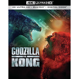 Godzilla Vs Kong Pelicula 4k Ultra Hd + Blu-ray