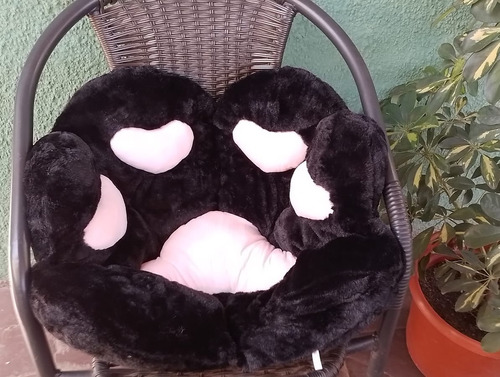 Cojín Para Silla/asiento Peluche Garrita Gato  Mascota