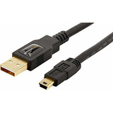 Cable Carga Rápida Usb-a A Mini Usb 2.0, 480mbps, 3ft, Negro