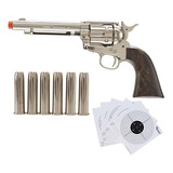 Revolver Nickel  Legends Smoke Wagon 6mm Airsoft Xchws P