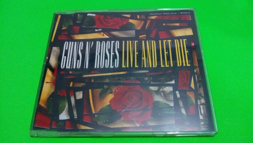 Guns N' Roses - Live And Let Die (cd Single, 1991 Alemania)