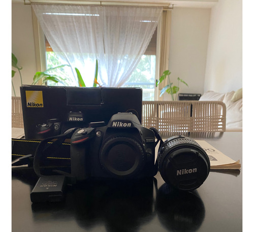 Nikon Kit D3200 + Lente 18-55mm Vr Dslr Color  Negro