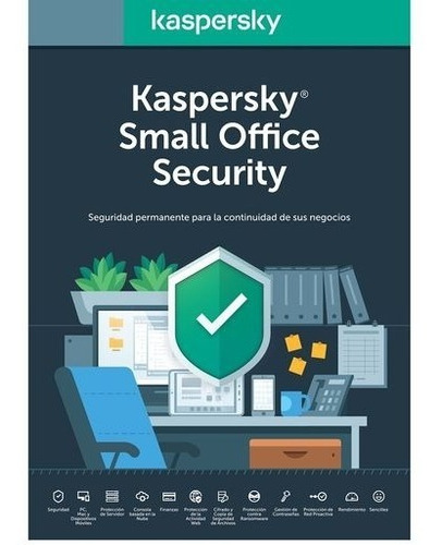 Caja Antivirus Kaspersky 10 Pc, 1 Serv, 10 Movil