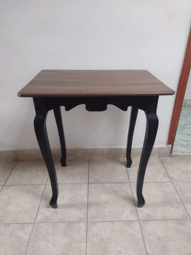 Mesa Madera Arrime Auxiliar Estilo Provenzal Para Reciclar