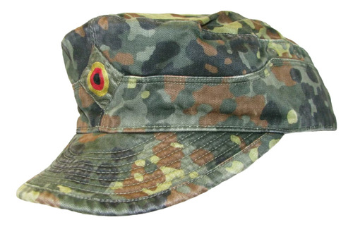 Gorra Camuflada Flecktarn Del Ejercito Aleman Grado 2