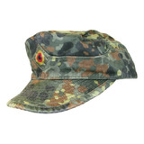 Gorra Camuflada Flecktarn Del Ejercito Aleman Grado 2