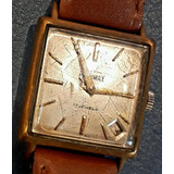 Reloj Precimax 27 Mm Plaque Oro 17 Jewels Calendario 